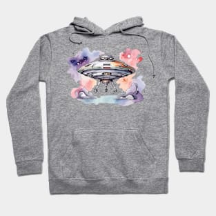 Watercolor UFO Hoodie